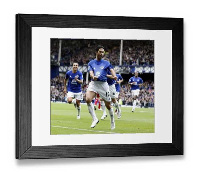 Framed Print : Mikel Arteta's Double: Everton's Epic Victory Over Liverpool at Goodison Park Framed Print : Mikel Arteta's Double: Everton's Epic Victory Over Liverpool at Goodison Park