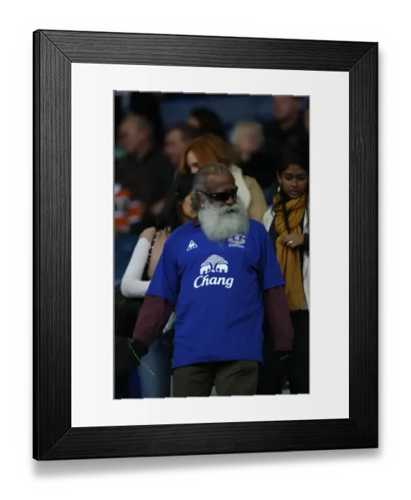Framed Print : A Passionate Showdown at Goodison Park: An Everton Fan's Experience (Everton vs Liverpool, 17 October 2010)