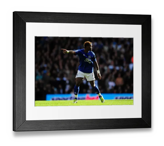 Framed Print : Louis Saha's Thrilling Goal: Everton's Victory Over Tottenham Hotspur in the Barclays Premier League (23 October 2010, White Hart Lane) Framed Print : Louis Saha's Thrilling Goal: Everton's Victory Over Tottenham Hotspur in the Barclays Premier League (23 October 2010, White Hart Lane)