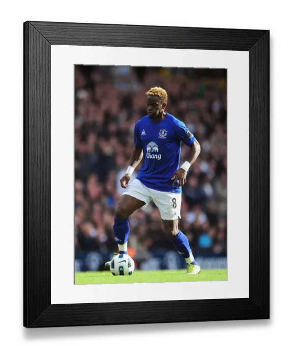 Framed Print : Louis Saha's Thrilling Goal: Everton's Epic Victory over Tottenham Hotspur in the Premier League (23 October 2010, White Hart Lane) Framed Print : Louis Saha's Thrilling Goal: Everton's Epic Victory over Tottenham Hotspur in the Premier League (23 October 2010, White Hart Lane)