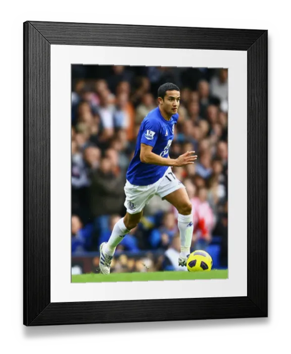 Framed Print : Tim Cahill's Thunderbolt: Everton's Epic Victory Over Stoke City, Barclays Premier League Framed Print : Tim Cahill's Thunderbolt: Everton's Epic Victory Over Stoke City, Barclays Premier League
