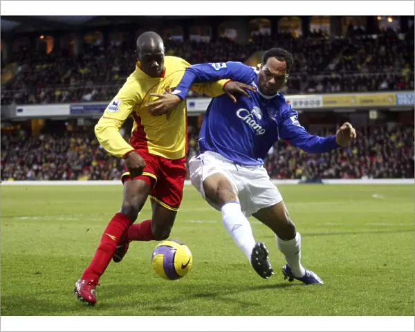 Clash on the Pitch: Steve Kabba vs. Joleon Lescott - A Rivalry Unforgettable: Watford vs. Everton