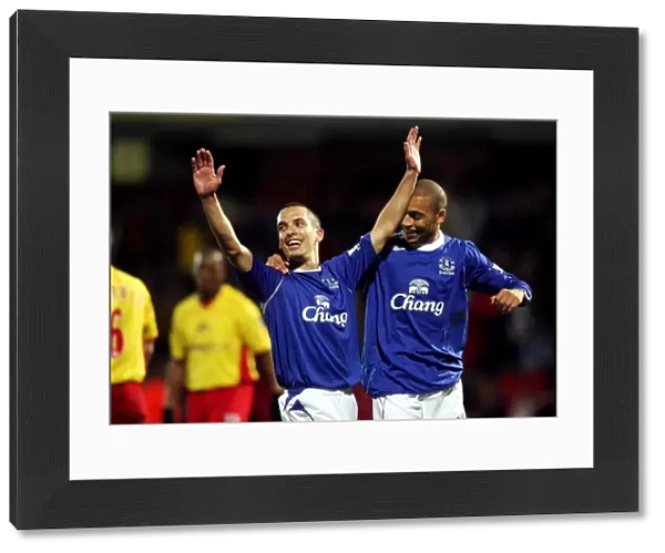 Osman's Triumph: Everton's Third Goal vs. Watford in FA Barclays Premiership (24 / 2 / 07)
