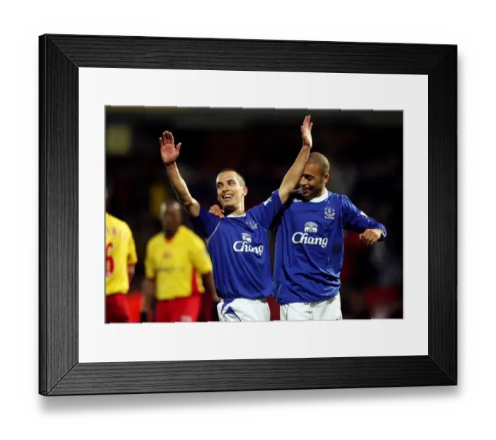 Framed Print : Osman's Triumph: Everton's Third Goal vs. Watford in FA Barclays Premiership (24 / 2 / 07) Framed Print : Osman's Triumph: Everton's Third Goal vs. Watford in FA Barclays Premiership (24 / 2 / 07)
