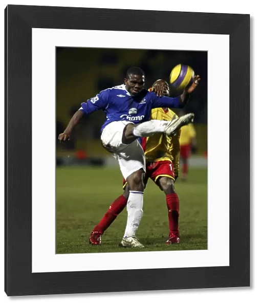 Watford v Everton - Joseph Yobo in action