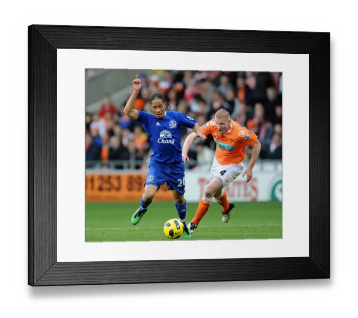 Framed Print : Soccer - Barclays Premier League - Blackpool v Everton - Bloomfield Road Framed Print : Soccer - Barclays Premier League - Blackpool v Everton - Bloomfield Road