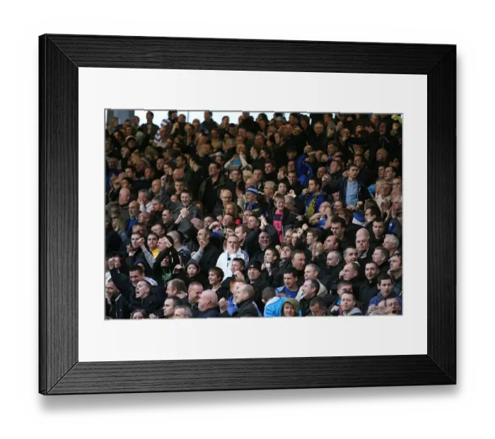 Framed Print : Evertonians Unwavering Support: Bloomfield Road, Blackpool vs Everton (Barclays Premier League, 2010) Framed Print : Evertonians Unwavering Support: Bloomfield Road, Blackpool vs Everton (Barclays Premier League, 2010)