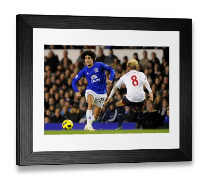 Framed Print : Marouane Fellaini vs. Stuart Holden: A Premier League Showdown at Goodison Park (10 November 2010) Framed Print : Marouane Fellaini vs. Stuart Holden: A Premier League Showdown at Goodison Park (10 November 2010)