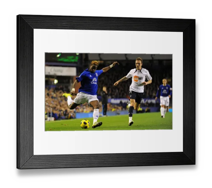Framed Print : Saha vs. Taylor: A Premier League Showdown - Everton vs. Bolton Wanderers (10 November 2010) Framed Print : Saha vs. Taylor: A Premier League Showdown - Everton vs. Bolton Wanderers (10 November 2010)
