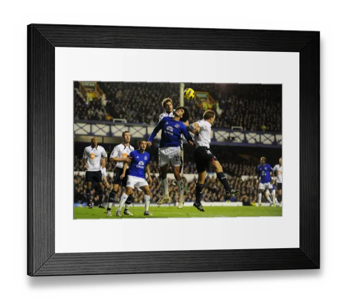 Framed Print : Fellaini's Determined Battle: Everton vs. Bolton Wanderers (10 November 2010)