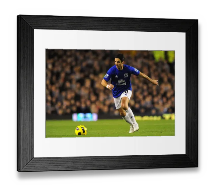 Framed Print : Mikel Arteta Leads Everton in Premier League Battle at Goodison Park vs. Bolton Wanderers Framed Print : Mikel Arteta Leads Everton in Premier League Battle at Goodison Park vs. Bolton Wanderers