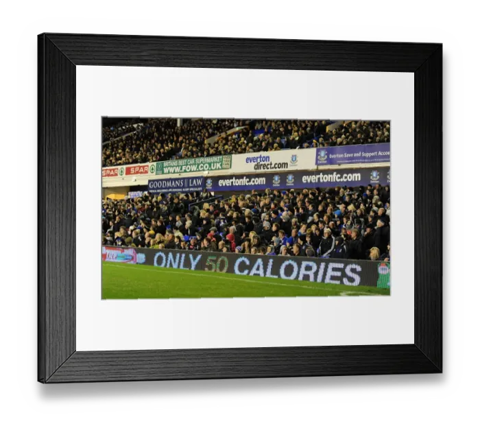 Framed Print : Sea of Passion: Everton FC Fans United at Goodison Park (Premier League: Everton vs. Bolton Wanderers, 10 November 2010) Framed Print : Sea of Passion: Everton FC Fans United at Goodison Park (Premier League: Everton vs. Bolton Wanderers, 10 November 2010)