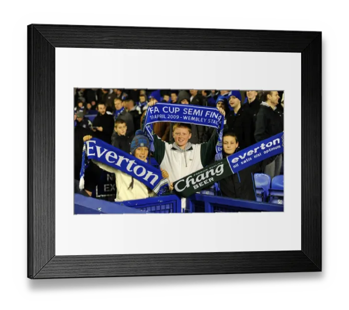 Framed Print : Sea of Passion: Everton Fans in Full Force at Goodison Park during the Everton vs. Bolton Wanderers Match (Barclays Premier League, 10 November 2010) Framed Print : Sea of Passion: Everton Fans in Full Force at Goodison Park during the Everton vs. Bolton Wanderers Match (Barclays Premier League, 10 November 2010)