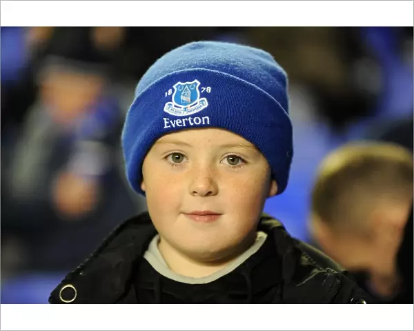 Young Everton Fan's Thrill: Everton vs. Bolton Wanderers, Premier League (November 10, 2010)