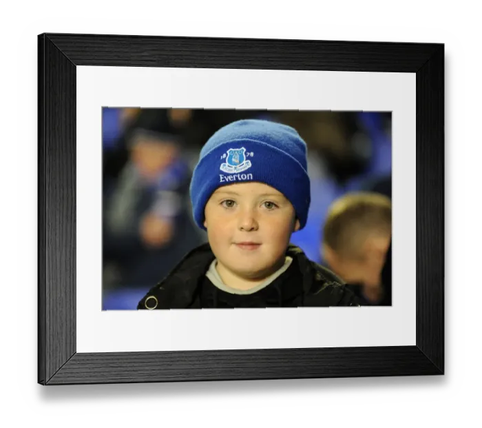 Framed Print : Young Everton Fan's Thrill: Everton vs. Bolton Wanderers, Premier League (November 10, 2010) Framed Print : Young Everton Fan's Thrill: Everton vs. Bolton Wanderers, Premier League (November 10, 2010)