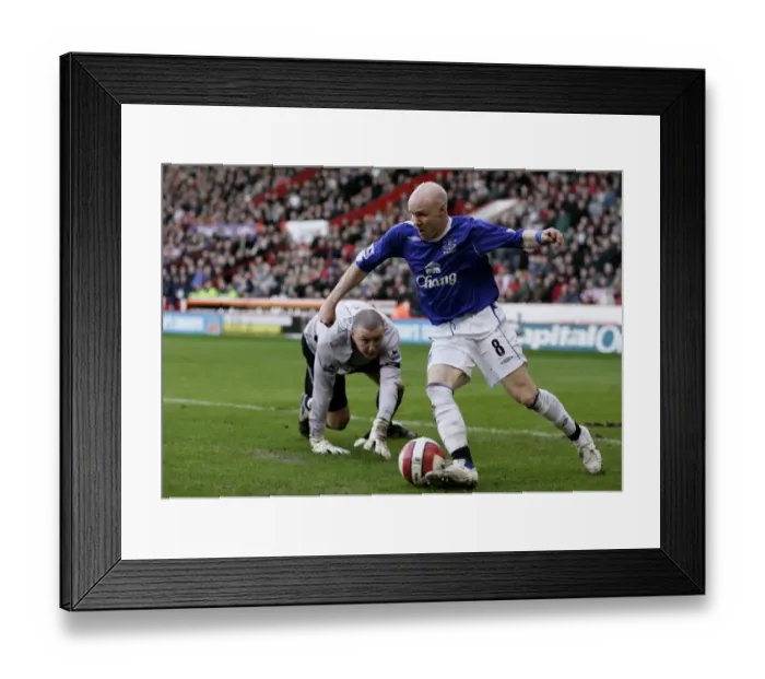 Framed Print : Andy Johnson vs. Paddy Kenny: A Football Battle - Sheffield United vs. Everton Framed Print : Andy Johnson vs. Paddy Kenny: A Football Battle - Sheffield United vs. Everton