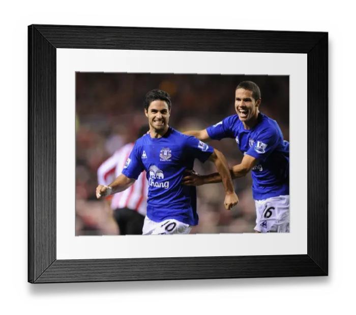 Framed Print : Dramatic Equalizer: Mikel Arteta's Thrilling Comeback for Everton at Stadium of Light (22 November 2010) Framed Print : Dramatic Equalizer: Mikel Arteta's Thrilling Comeback for Everton at Stadium of Light (22 November 2010)