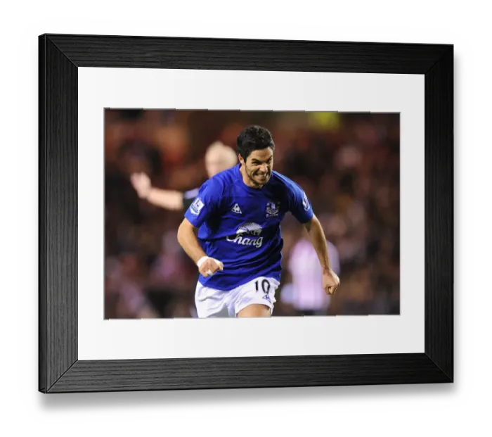 Framed Print : Mikel Arteta's Dramatic Equalizer: Everton's Thrilling 2-2 Comeback at Sunderland's Stadium of Light (November 2010, Barclays Premier League) Framed Print : Mikel Arteta's Dramatic Equalizer: Everton's Thrilling 2-2 Comeback at Sunderland's Stadium of Light (November 2010, Barclays Premier League)