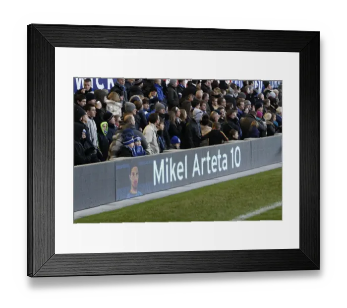 Framed Print : Mikel Arteta in Action: Everton FC vs. West Bromwich Albion, Barclays Premier League (2010) Framed Print : Mikel Arteta in Action: Everton FC vs. West Bromwich Albion, Barclays Premier League (2010)