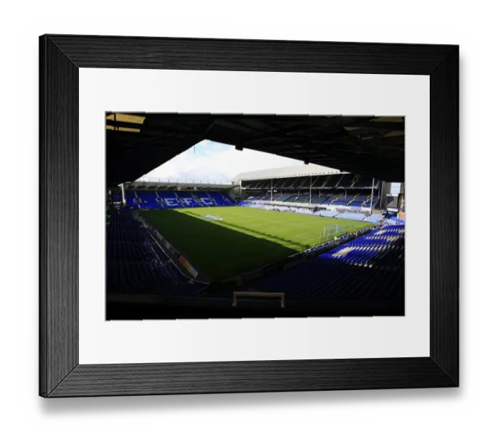 Framed Print : Goodison Park: Everton Football Club's Grand Stadium