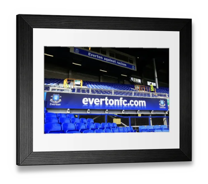 Framed Print : Goodison Park: A Sea of Passionate Everton FC Supporters Framed Print : Goodison Park: A Sea of Passionate Everton FC Supporters