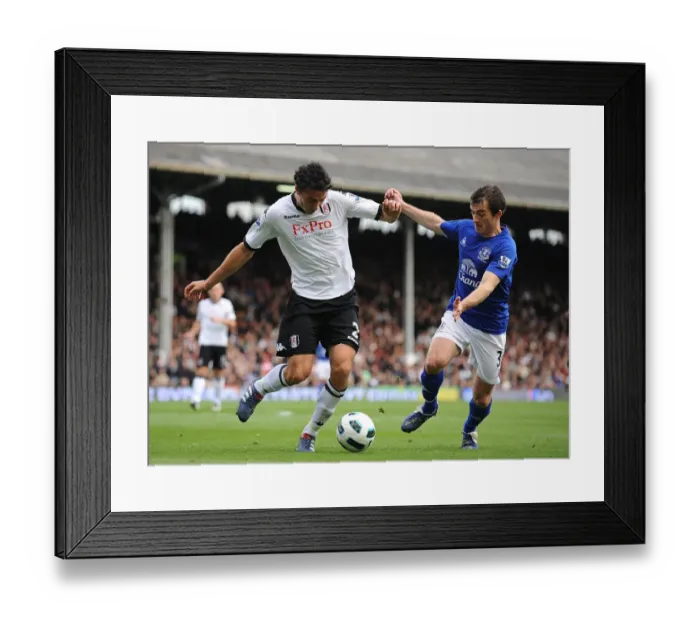 Framed Print : Clash at Craven Cottage: Baines vs. Kelly - Premier League Showdown (Fulham v Everton, 25 September 2010) Framed Print : Clash at Craven Cottage: Baines vs. Kelly - Premier League Showdown (Fulham v Everton, 25 September 2010)