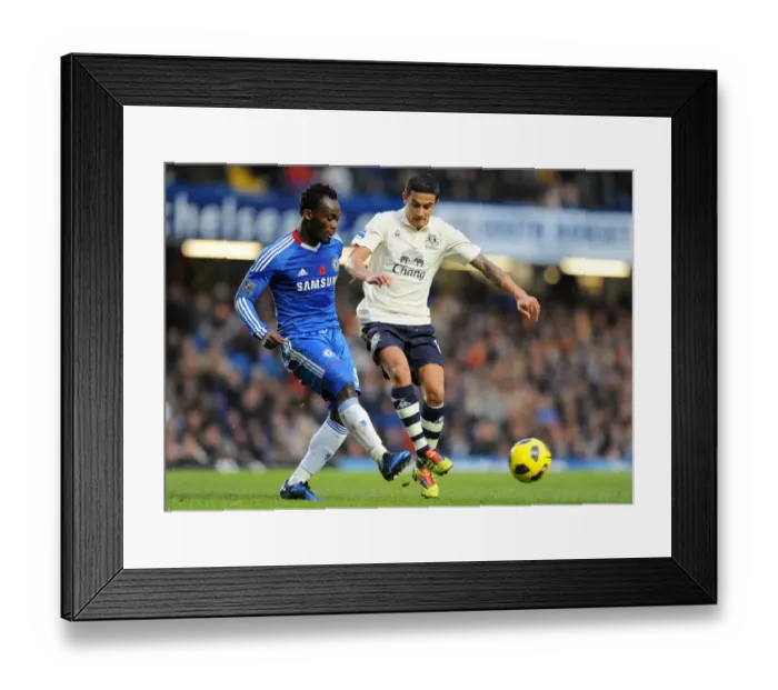 Framed Print : Clash of Titans: Essien vs. Cahill - Chelsea vs. Everton, Premier League Showdown (4 December 2010, Stamford Bridge) Framed Print : Clash of Titans: Essien vs. Cahill - Chelsea vs. Everton, Premier League Showdown (4 December 2010, Stamford Bridge)