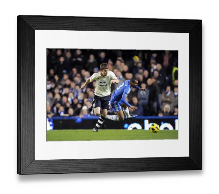 Framed Print : Clash of the Titans: Seamus Coleman vs. Ashley Cole at Stamford Bridge (2010) Framed Print : Clash of the Titans: Seamus Coleman vs. Ashley Cole at Stamford Bridge (2010)