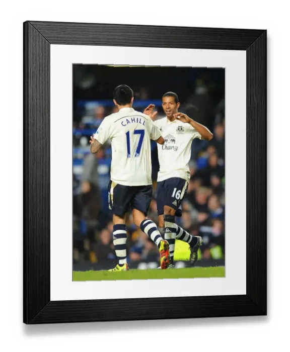 Framed Print : Cahill and Beckford: Unity in Victory - Equalizing Goal Celebration (Chelsea vs. Everton, December 2010) Framed Print : Cahill and Beckford: Unity in Victory - Equalizing Goal Celebration (Chelsea vs. Everton, December 2010)