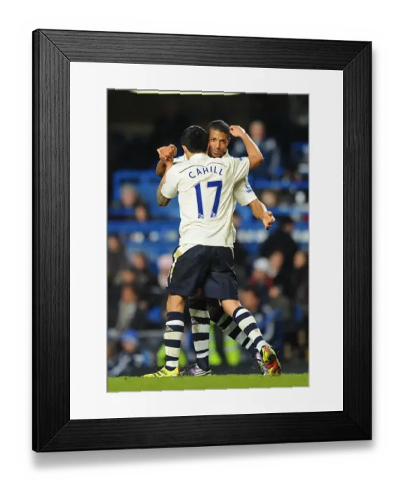 Framed Print : Unity in Victory: Tim Cahill and Jermaine Beckford's Equalizing Goal Celebration (Everton at Chelsea, Barclays Premier League, 2010) Framed Print : Unity in Victory: Tim Cahill and Jermaine Beckford's Equalizing Goal Celebration (Everton at Chelsea, Barclays Premier League, 2010)