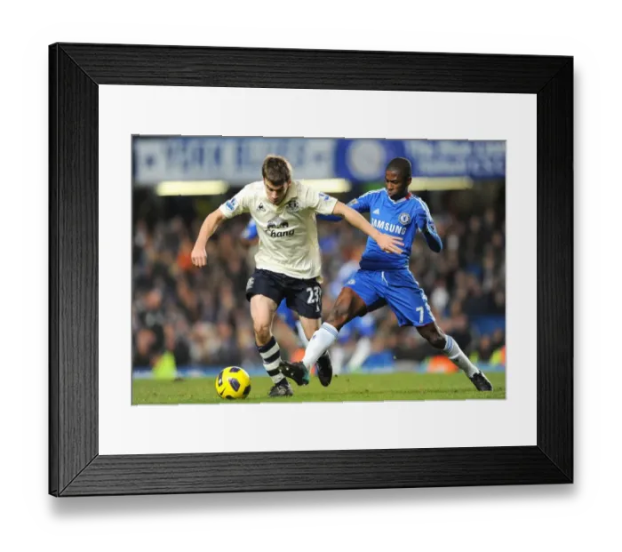 Framed Print : Clash at Stamford Bridge: Coleman vs. Ramires - Premier League Battle (Dec 2010) Framed Print : Clash at Stamford Bridge: Coleman vs. Ramires - Premier League Battle (Dec 2010)