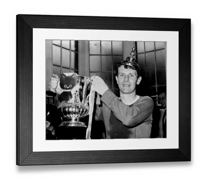 Framed Print : Everton's Glory: Brian Labone Celebrates FA Cup Victory at Wembley, 1966 Framed Print : Everton's Glory: Brian Labone Celebrates FA Cup Victory at Wembley, 1966