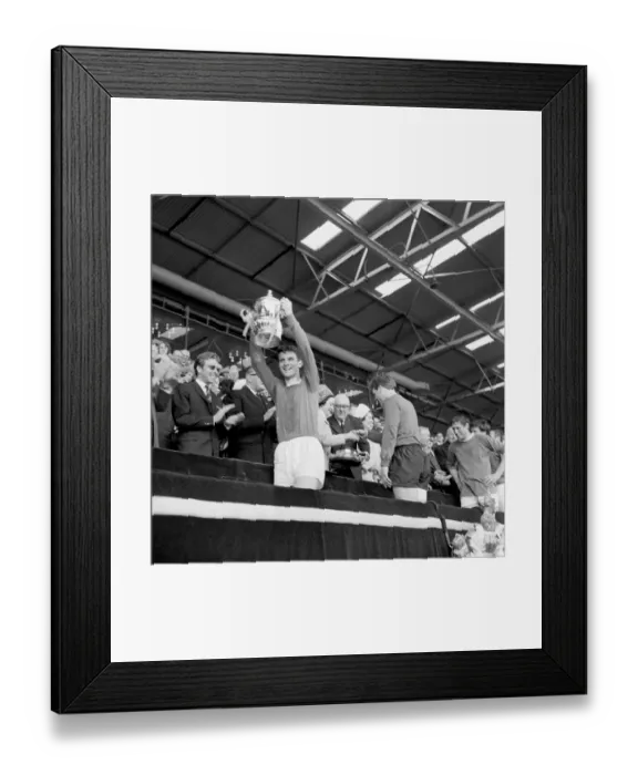 Framed Print : Everton FC: Brian Labone's Triumphant FA Cup Victory, 1966 Framed Print : Everton FC: Brian Labone's Triumphant FA Cup Victory, 1966
