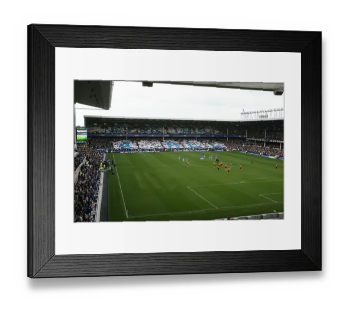 Framed Print : Tranquil Goodison Park: Ever Still Before the Everton Roar Framed Print : Tranquil Goodison Park: Ever Still Before the Everton Roar