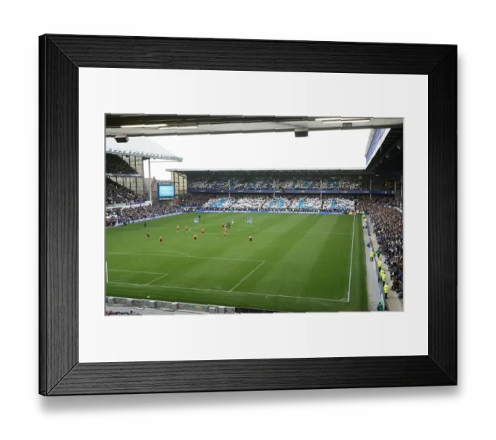 Framed Print : Goodison Park: Everton Football Club's Pre-Match Serenity Framed Print : Goodison Park: Everton Football Club's Pre-Match Serenity