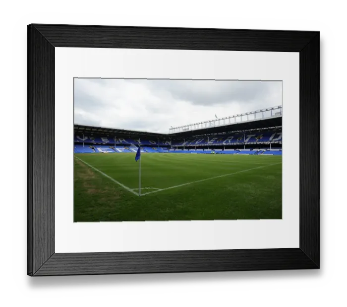Framed Print : Grandstand View at Everton's Home Ground, Goodison Park Framed Print : Grandstand View at Everton's Home Ground, Goodison Park