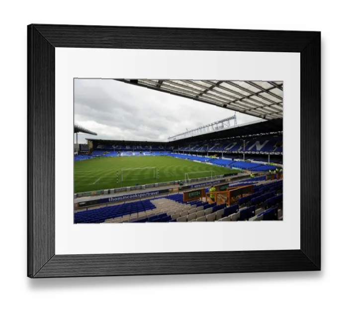 Framed Print : A Grandstand View of Everton's Iconic Home: Goodison Park Framed Print : A Grandstand View of Everton's Iconic Home: Goodison Park