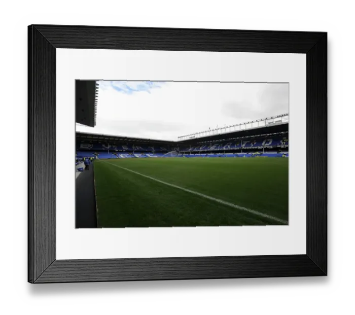 Framed Print : The Grand Stadium of Everton Football Club: A Glance into Goodison Park Framed Print : The Grand Stadium of Everton Football Club: A Glance into Goodison Park