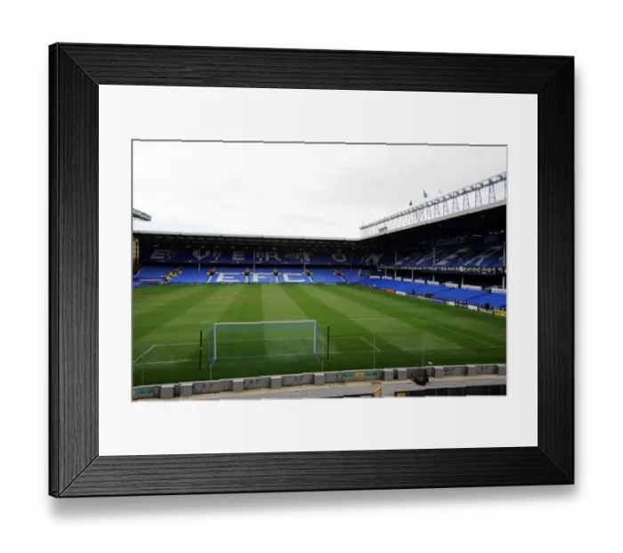 Framed Print : A Grand Stadium: Welcome to Goodison Park - Home of Everton Football Club Framed Print : A Grand Stadium: Welcome to Goodison Park - Home of Everton Football Club