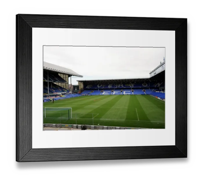 Framed Print : Panoramic View of Goodison Park: Everton Football Club's Historic Home Framed Print : Panoramic View of Goodison Park: Everton Football Club's Historic Home