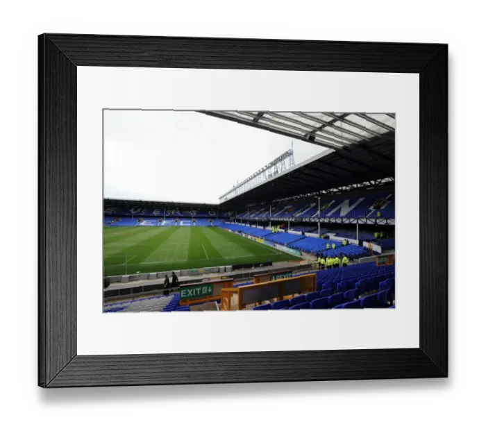 Framed Print : A Glance into Goodison Park: Everton Football Club's Grand Stadium Framed Print : A Glance into Goodison Park: Everton Football Club's Grand Stadium