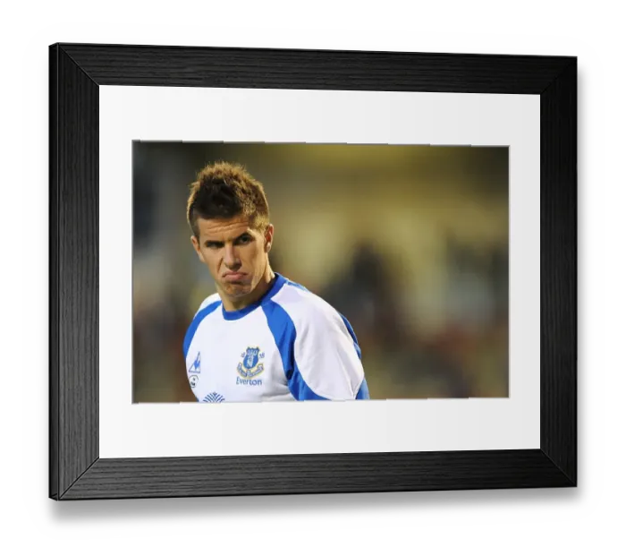 Framed Print : Ever-Resilient Joao Silva: Unyielding Defender of Everton