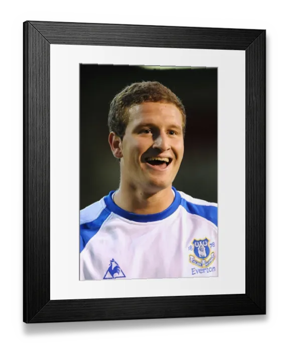 Framed Print : Everton's Fortified Rearguard: Shkodran Mustafi