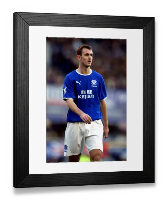 Framed Print : Francis Jeffers in Action: Everton vs Manchester City Framed Print : Francis Jeffers in Action: Everton vs Manchester City