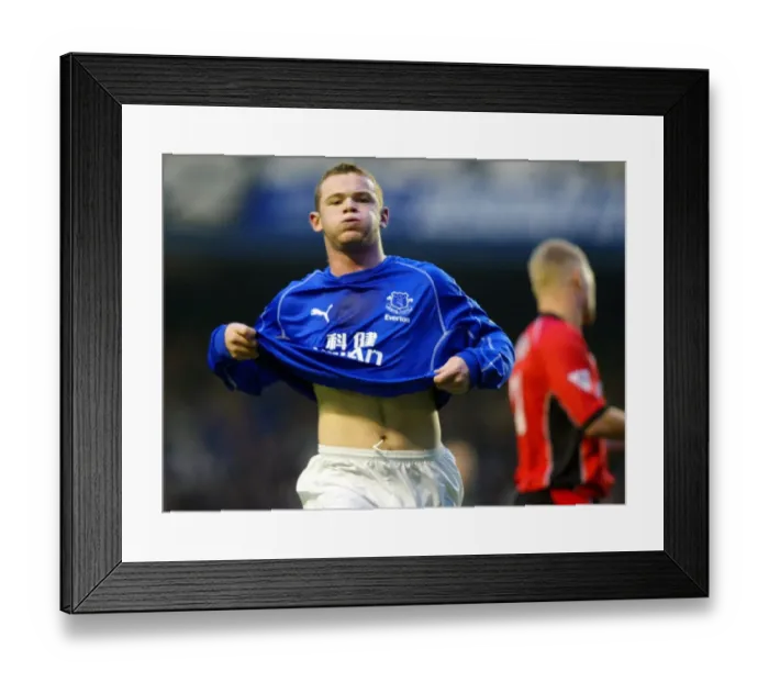 Framed Print : Soccer - FA Barclaycard Premiership - Everton v Blackburn - Evertons Goodison Park ground, Liverpool Framed Print : Soccer - FA Barclaycard Premiership - Everton v Blackburn - Evertons Goodison Park ground, Liverpool