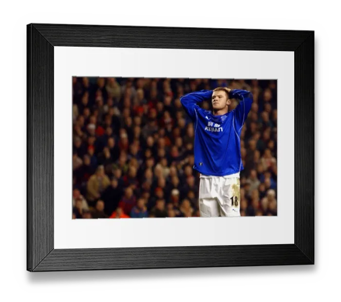 Framed Print : Soccer - FA Barclaycard Premiership - Liverpool v Everton Framed Print : Soccer - FA Barclaycard Premiership - Liverpool v Everton