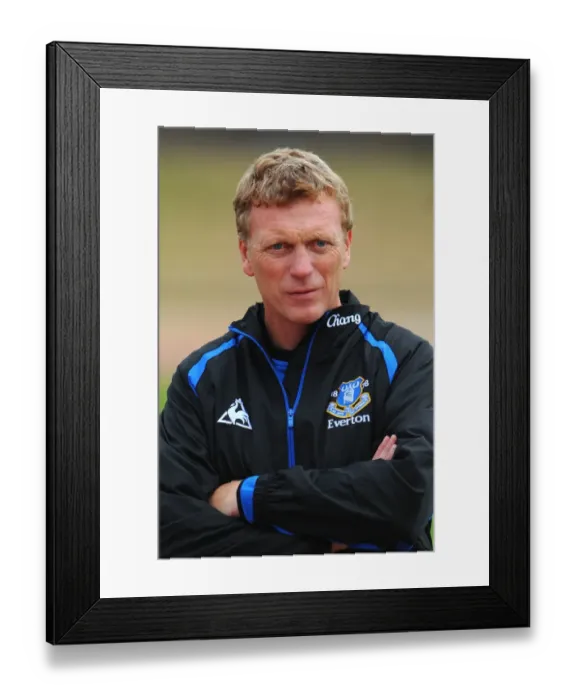 Framed Print : David Moyes: Everton's Manager
