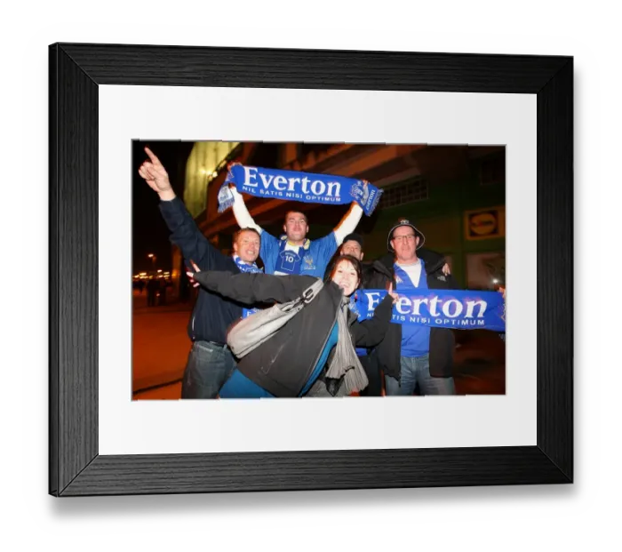 Framed Print : Everton Fans Unite: Roaring Support Outside Estadio Jose Alvalade in UEFA Europa League Framed Print : Everton Fans Unite: Roaring Support Outside Estadio Jose Alvalade in UEFA Europa League