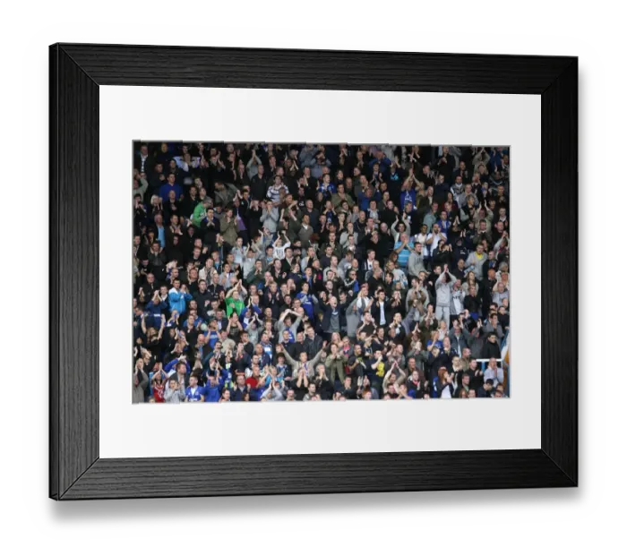 Framed Print : Barclays Premier League - Birmingham City v Everton - St Andrews Stadium