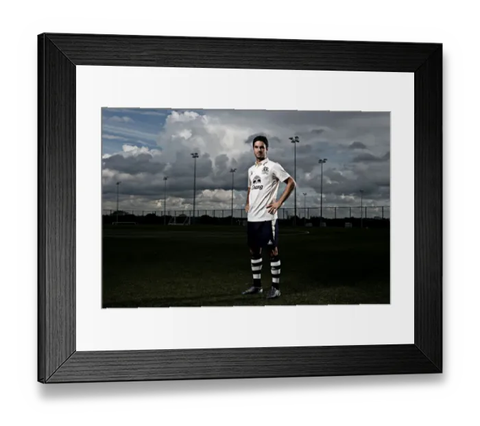 Framed Print : Mikel Arteta: From Everton Midfielder to Arsenal Manager Framed Print : Mikel Arteta: From Everton Midfielder to Arsenal Manager